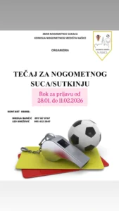 tečaj za nogometnog suca/sutkinju